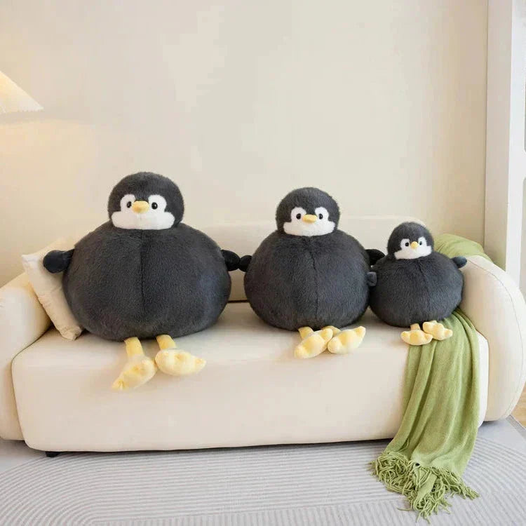 Brehn | Fetter runder Pinguin Plüschfigur