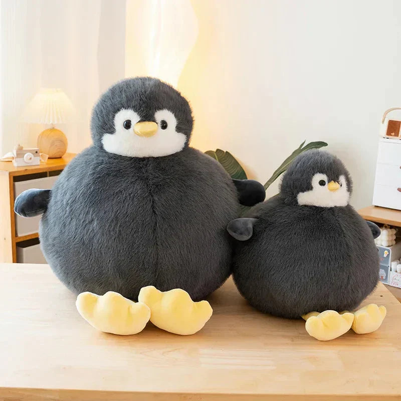 Brehn | Fetter runder Pinguin Plüschfigur