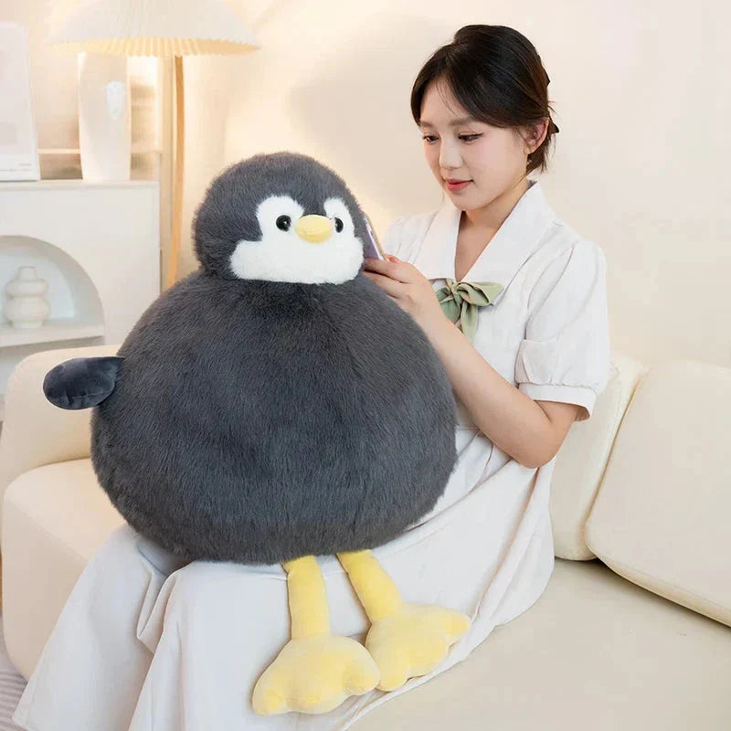 Brehn | Fetter runder Pinguin Plüschfigur