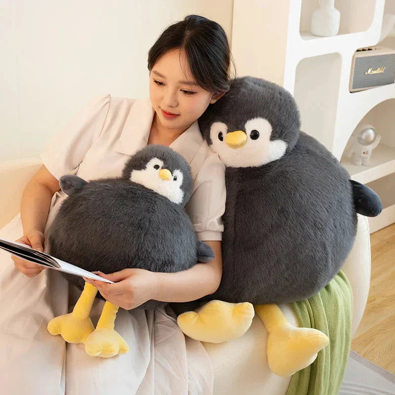 Brehn | Fetter runder Pinguin Plüschfigur