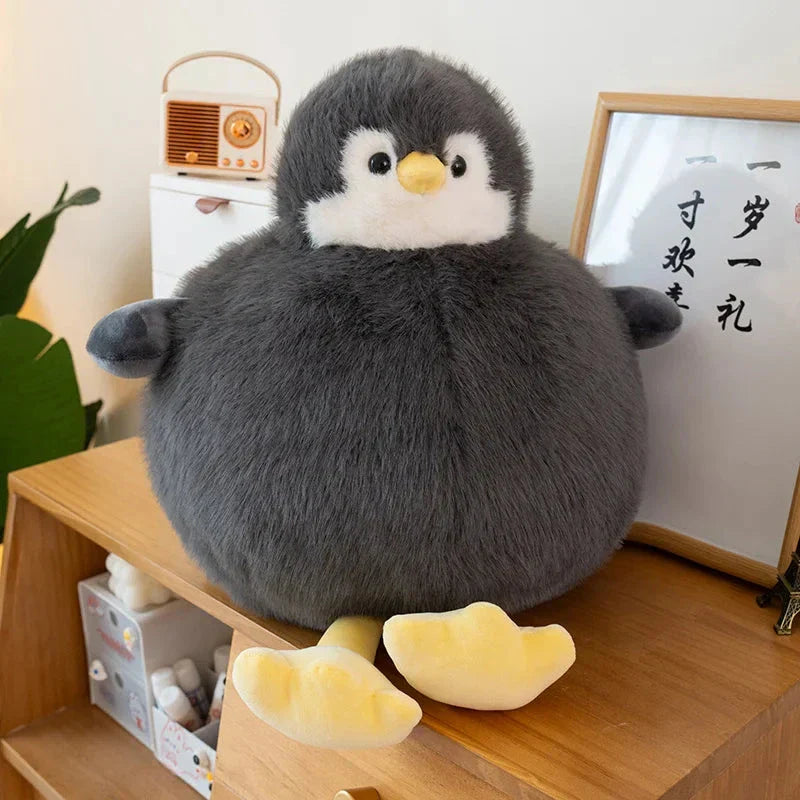 Brehn | Fetter runder Pinguin Plüschfigur