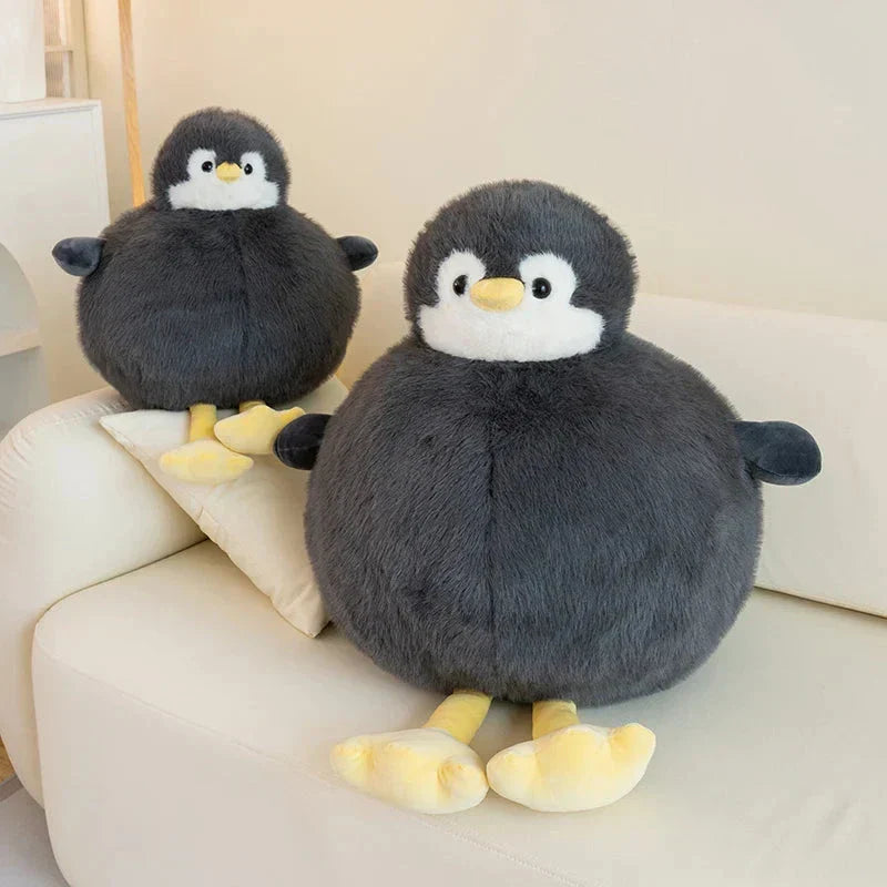 Brehn | Fetter runder Pinguin Plüschfigur