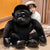 Brehn | Chunky Schwarz Silber Gorilla Affe Plüschtiere