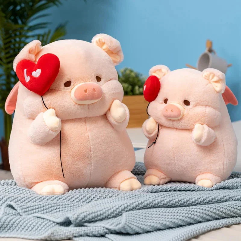 Brehn | Chunky Love Herz Schweinchen Plüschie
