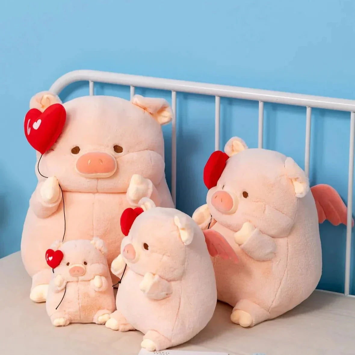 Brehn | Chunky Love Herz Schweinchen Plüschie