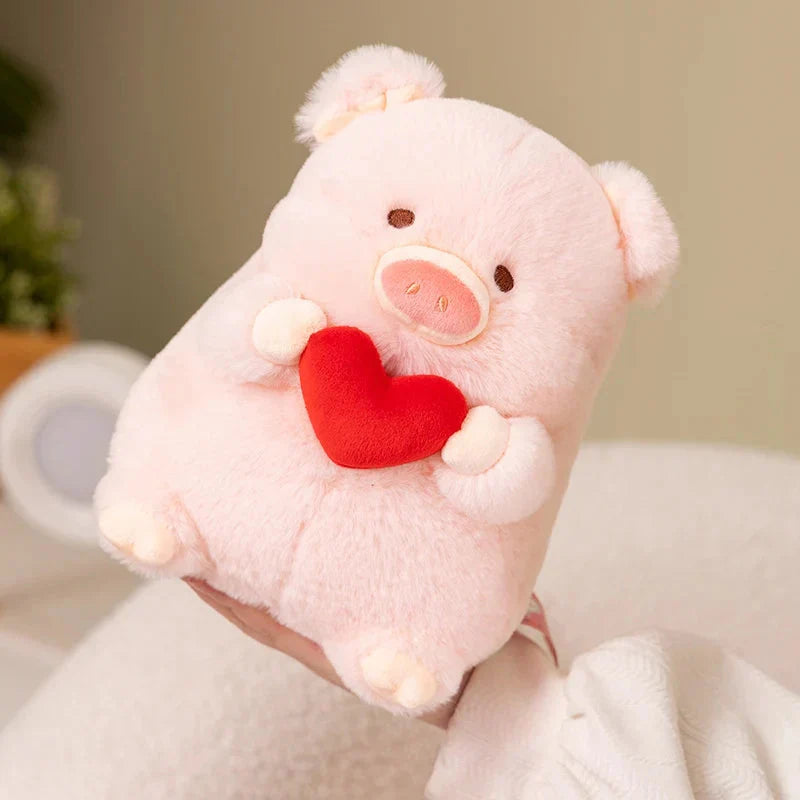 Brehn | Chunky Love Herz Schweinchen Plüschie