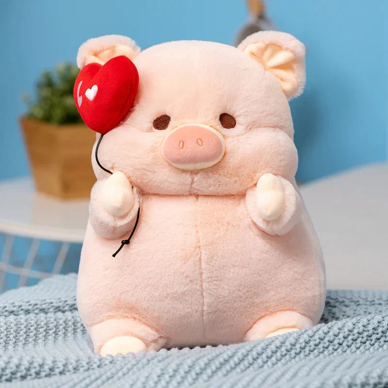 Brehn | Chunky Love Herz Schweinchen Plüschie