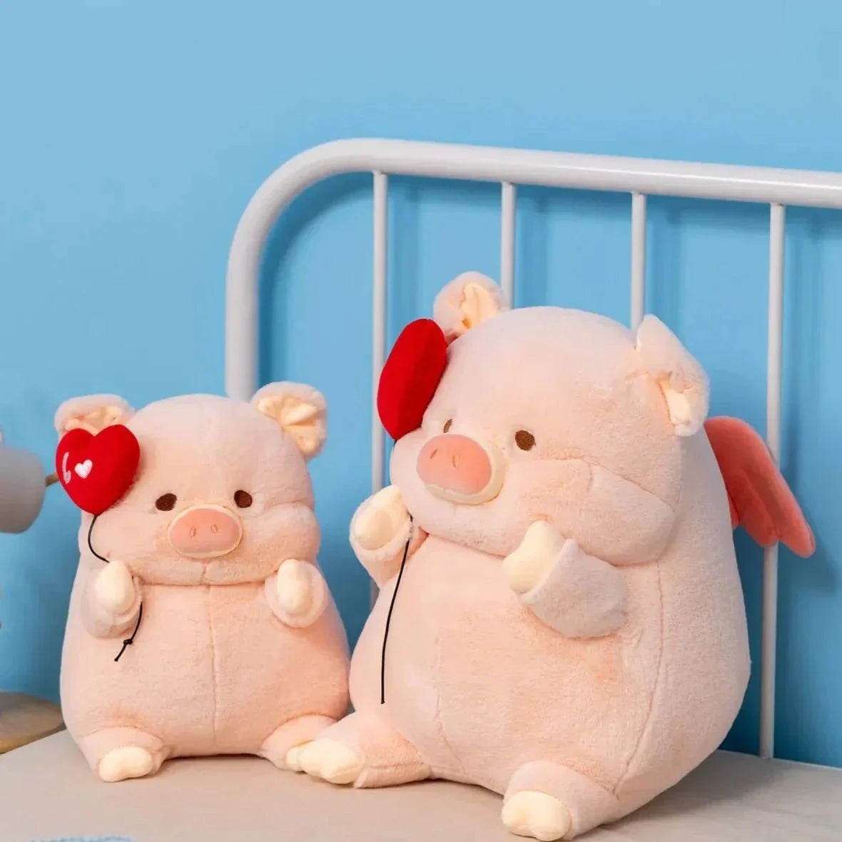 Brehn | Chunky Love Herz Schweinchen Plüschie