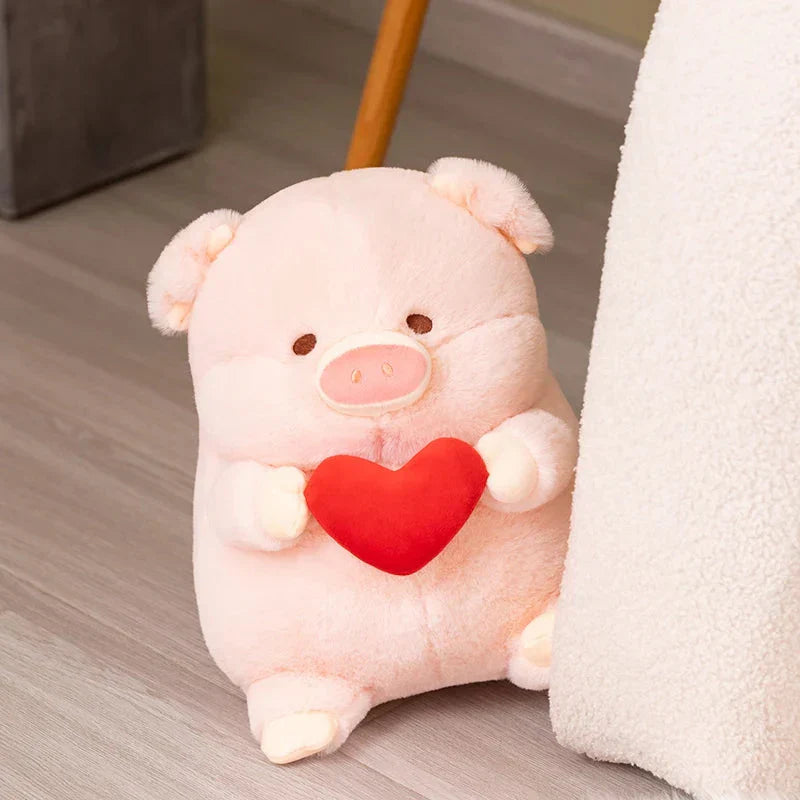 Brehn | Chunky Love Herz Schweinchen Plüschie