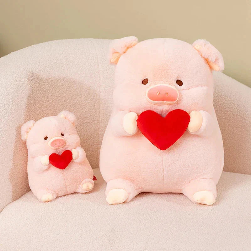 Brehn | Chunky Love Herz Schweinchen Plüschie
