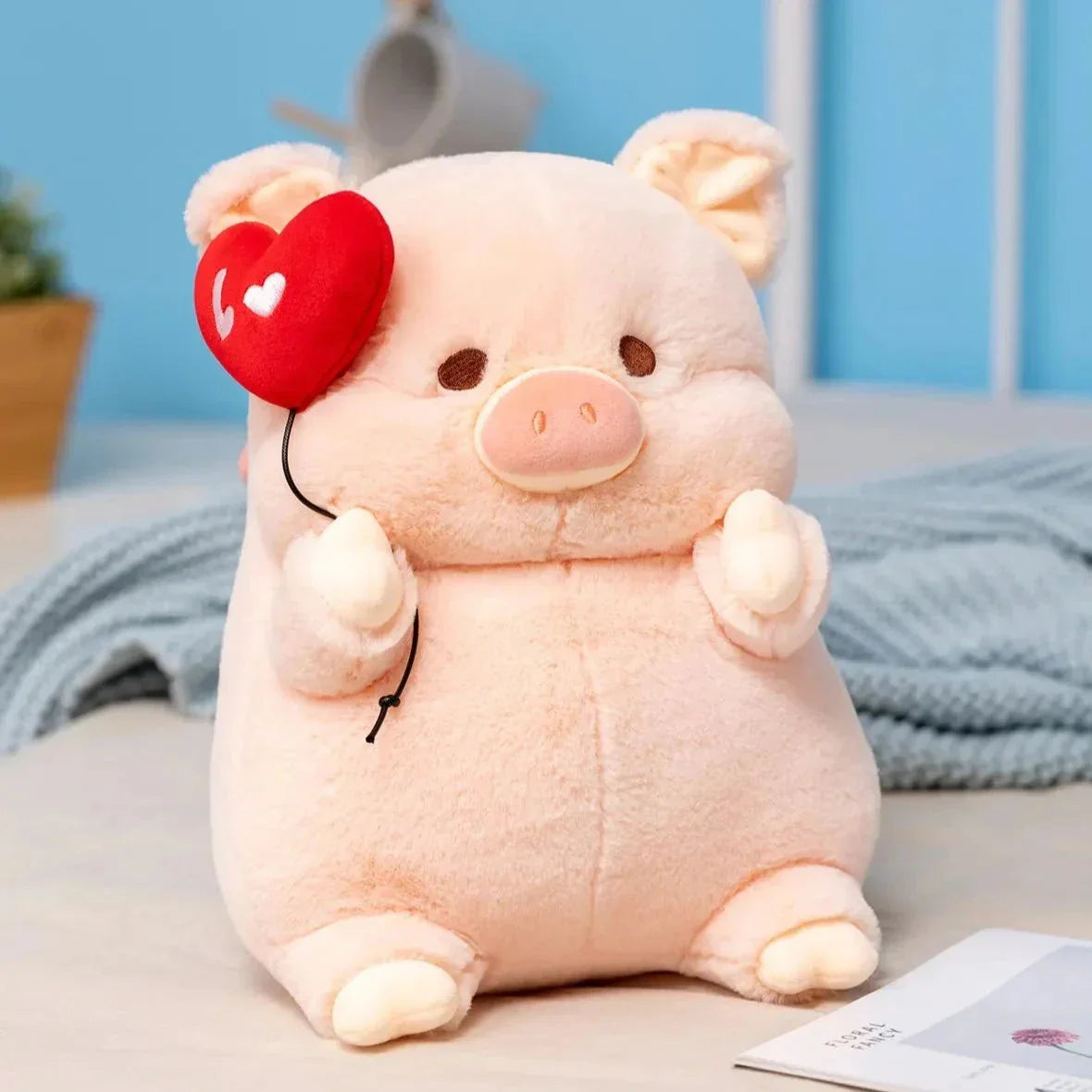 Brehn | Chunky Love Herz Schweinchen Plüschie