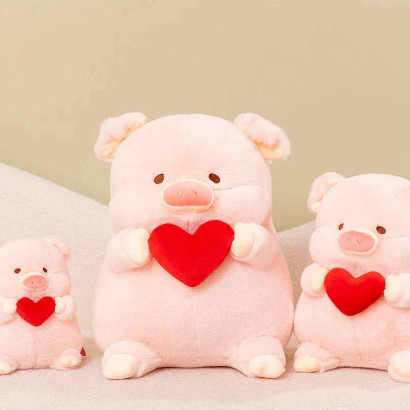 Brehn | Chunky Love Herz Schweinchen Plüschie