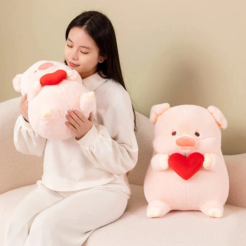 Brehn | Chunky Love Herz Schweinchen Plüschie
