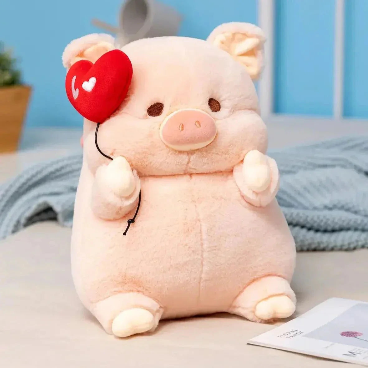 Brehn | Chunky Love Herz Schweinchen Plüschie