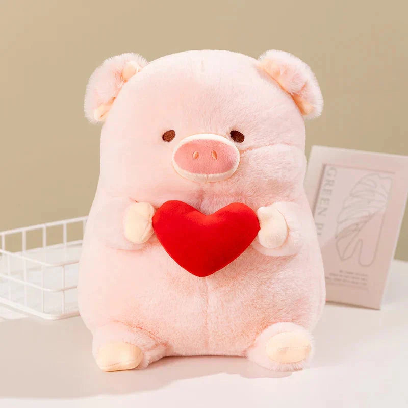 Brehn | Chunky Love Herz Schweinchen Plüschie
