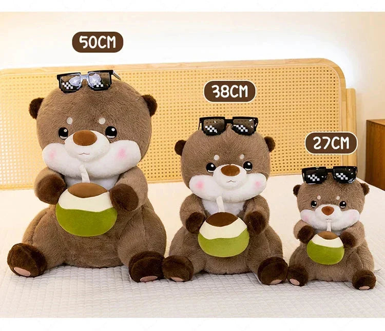 Brehn | Cooler Kokosnuss-Otter Plüschtier