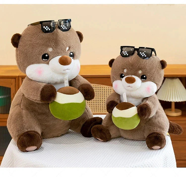 Brehn | Cooler Kokosnuss-Otter Plüschtier