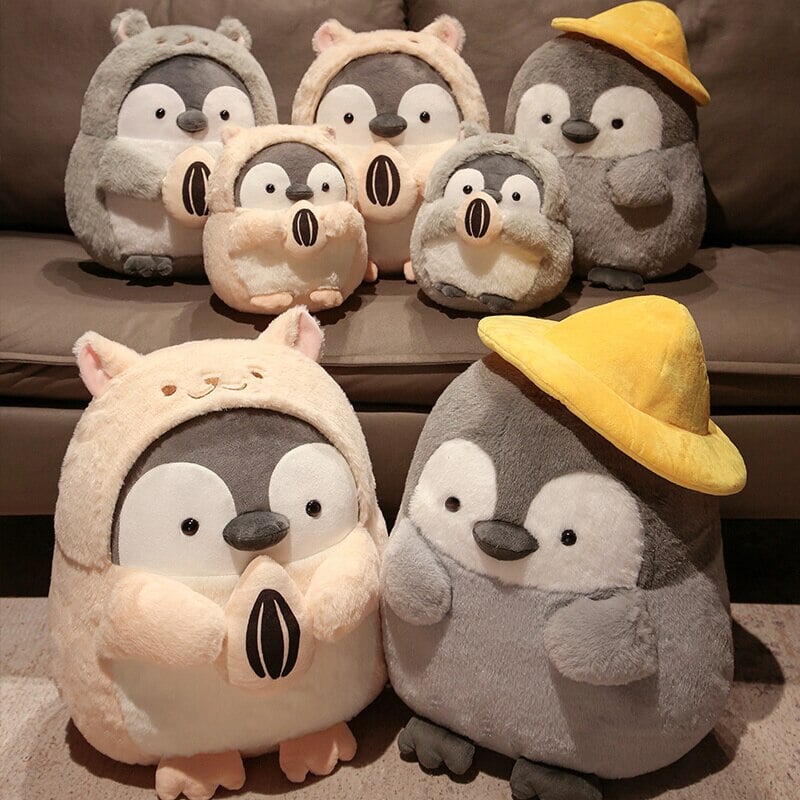 Brehn | Süßer Kuscheliger Pinguin Plüschfamilie
