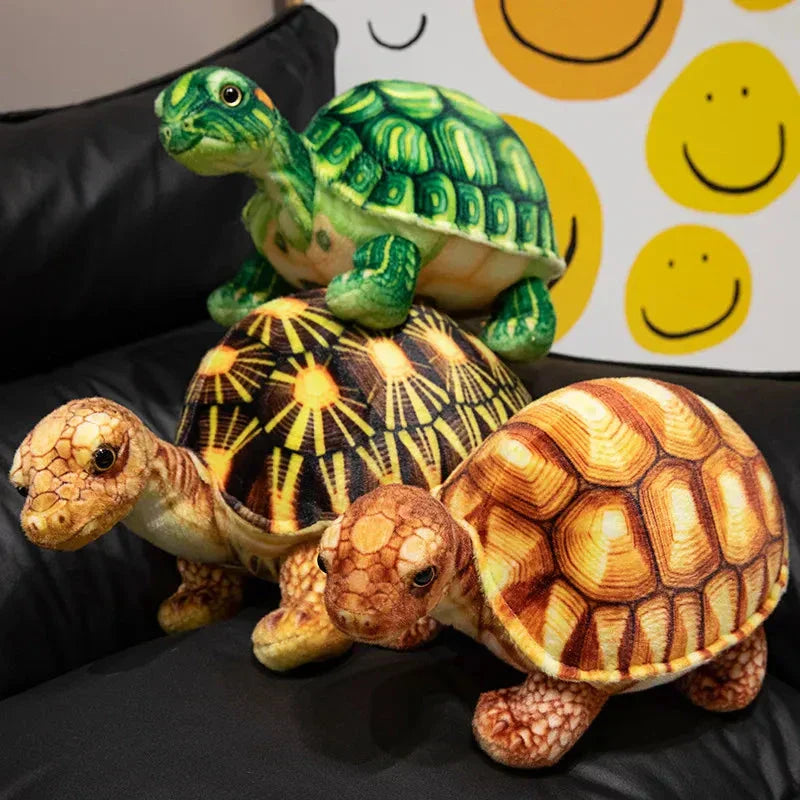 Brehn | Süßer lebensechter Schildkröten-Plüschie