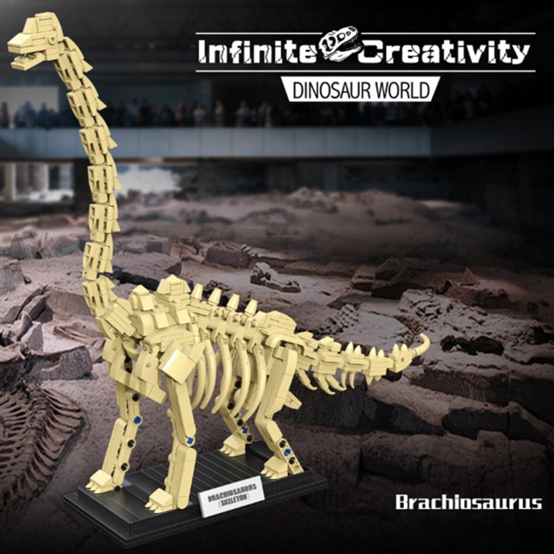 Brehn | Dinosaurierfossil-Skelette Bausteine Sammlung 2 | BEGRENZTER BESTAND