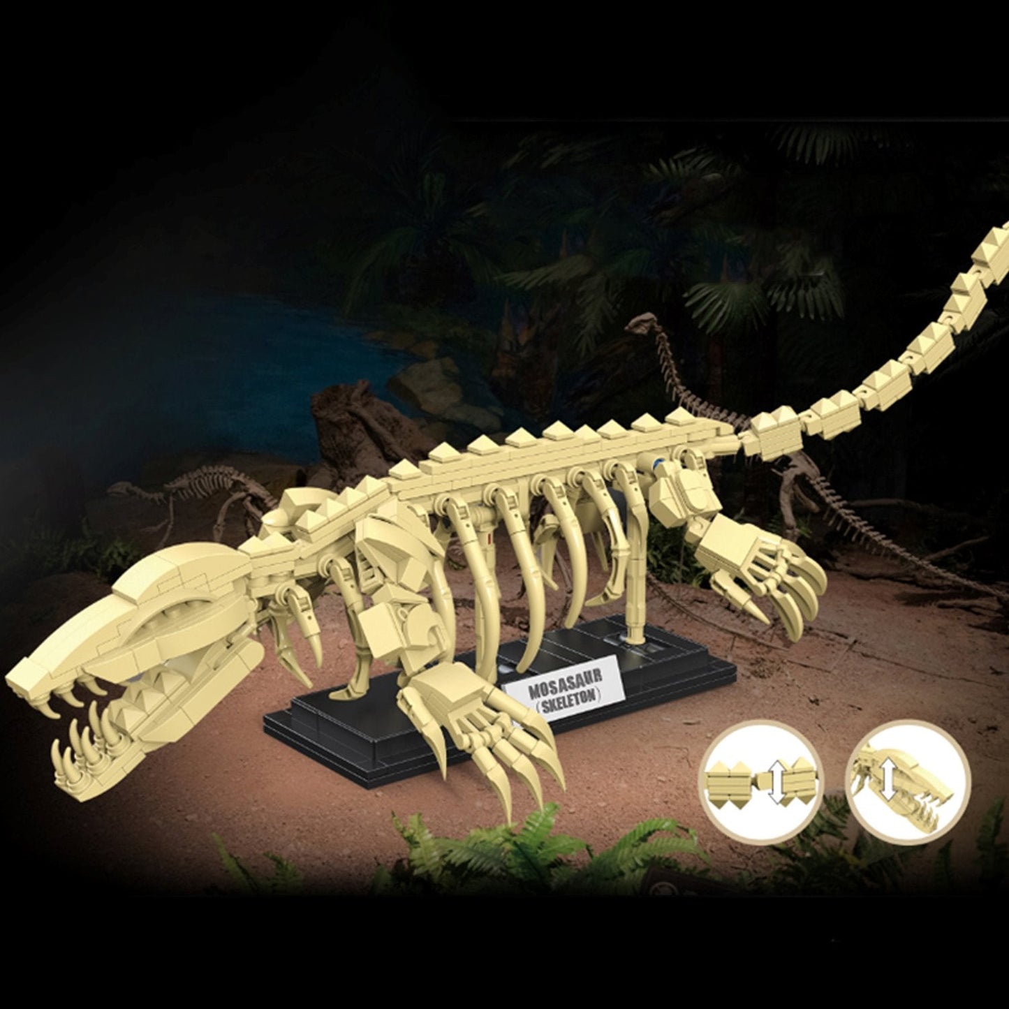 Brehn | Dinosaurierfossil-Skelette Bausteine Sammlung 2 | BEGRENZTER BESTAND