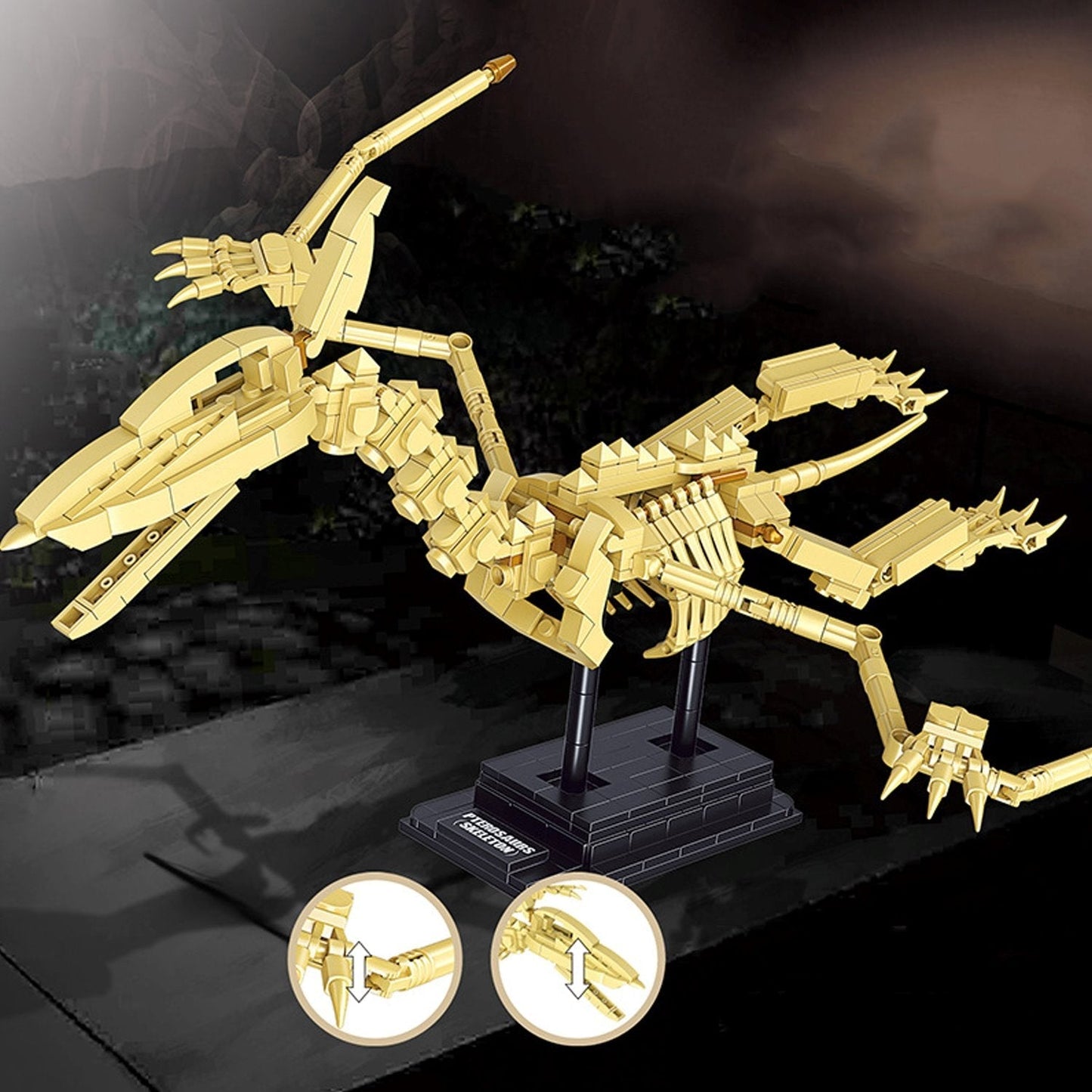 Brehn | Dinosaurierfossil-Skelette Bausteine Sammlung 2 | BEGRENZTER BESTAND