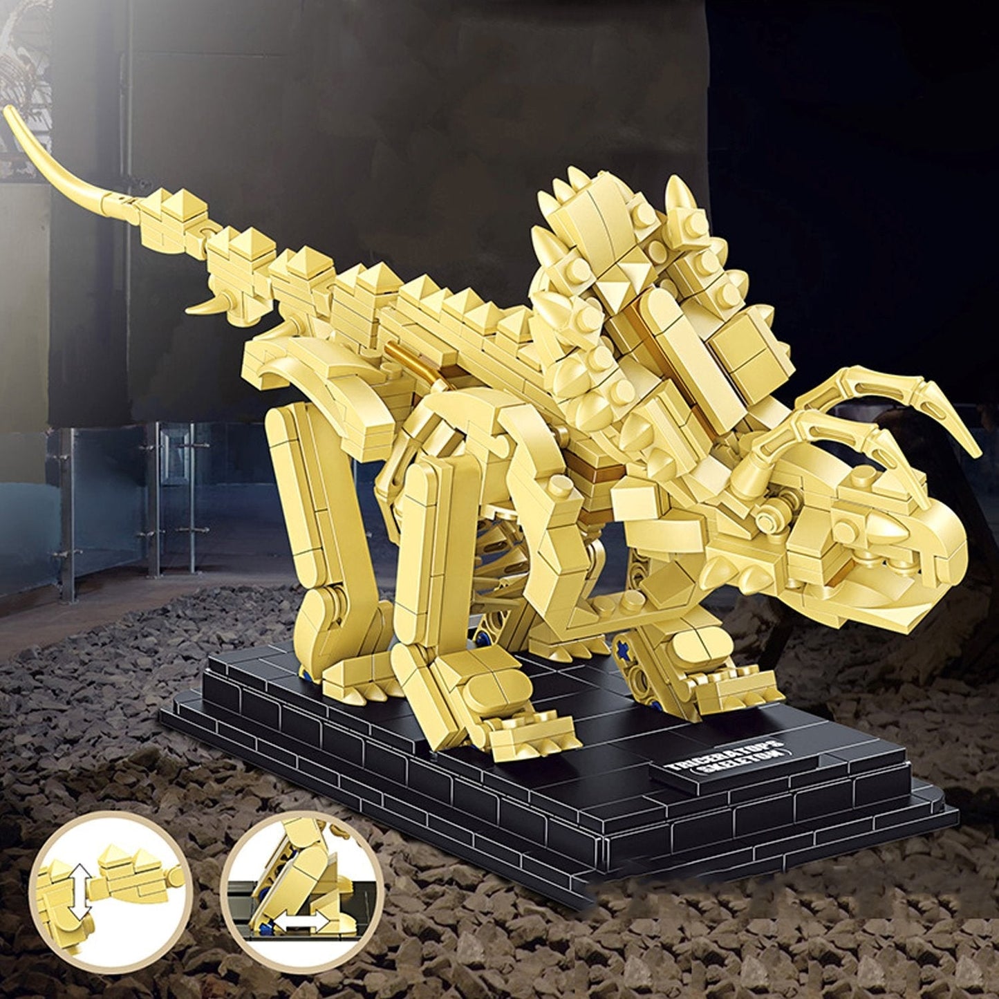 Brehn | Dinosaurierfossil-Skelette Bausteine Sammlung 2 | BEGRENZTER BESTAND
