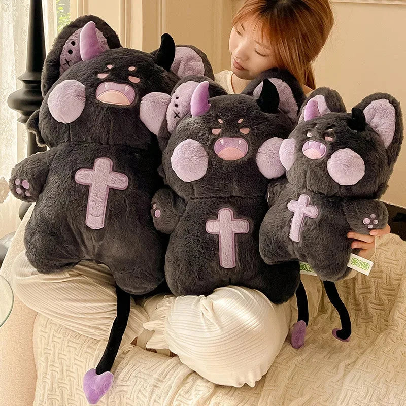 Brehn | Böse Kawaii Flauschiger Fuchs Halloween Plüschtiere