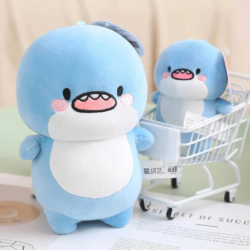 Brehn | Fatty Blue Cartoon Shark Plüsch