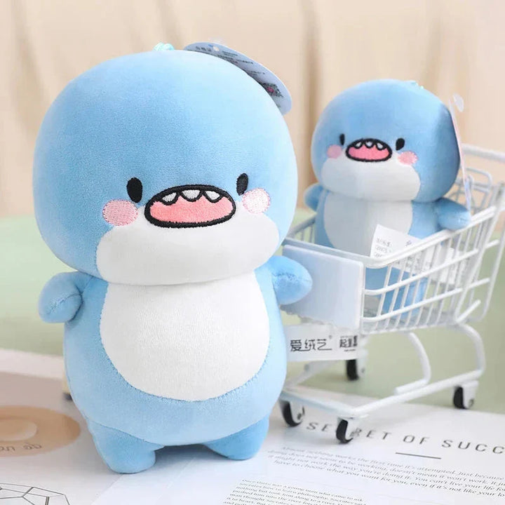 Brehn | Fatty Blue Cartoon Shark Plüsch