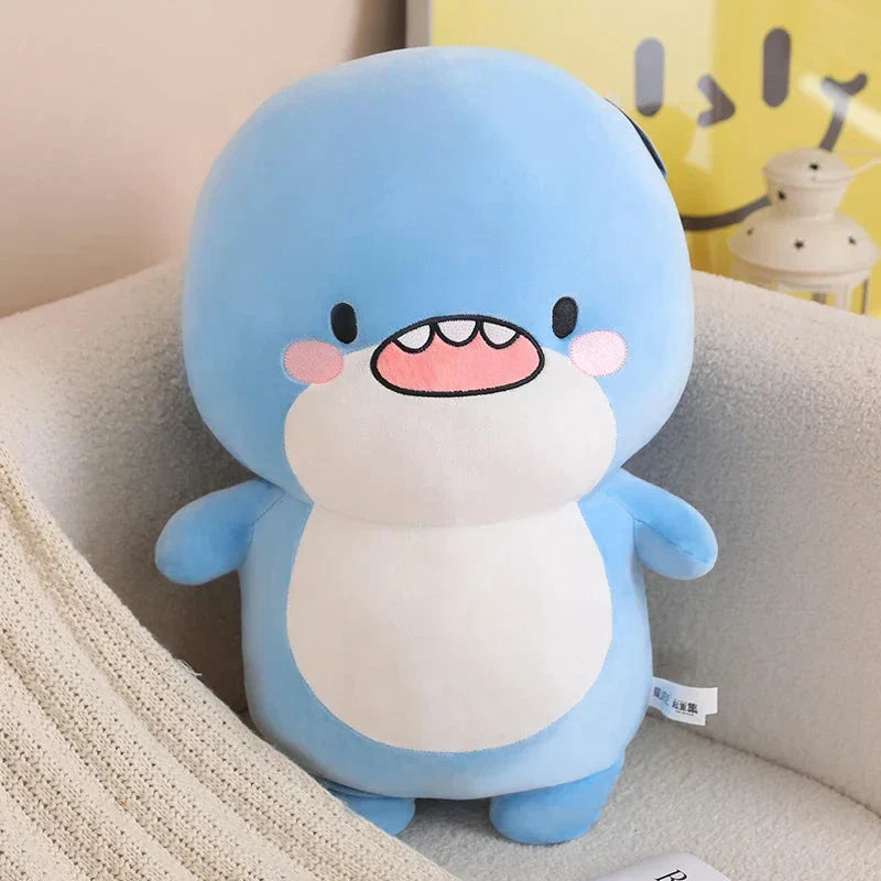 Brehn | Fatty Blue Cartoon Shark Plüsch