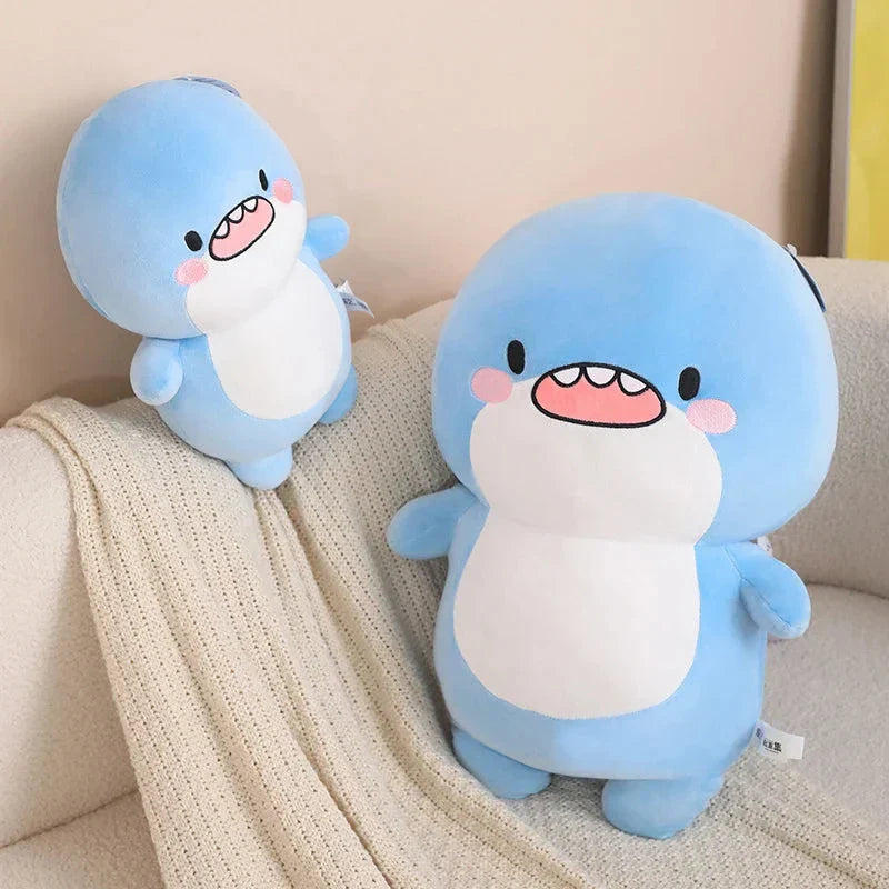 Brehn | Fatty Blue Cartoon Shark Plüsch