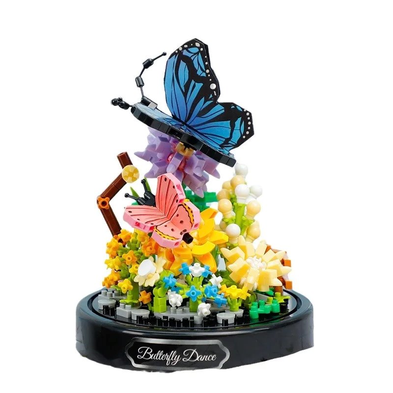 Brehn | Blumen Insekten Schmetterling Biene Nano Bausteine