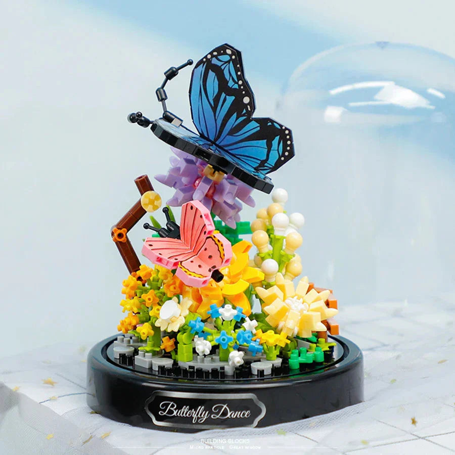 Brehn | Blumen Insekten Schmetterling Biene Nano Bausteine