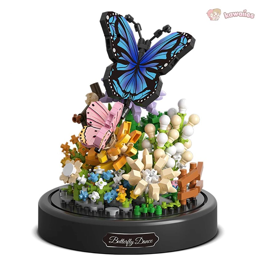 Brehn | Blumen Insekten Schmetterling Biene Nano Bausteine