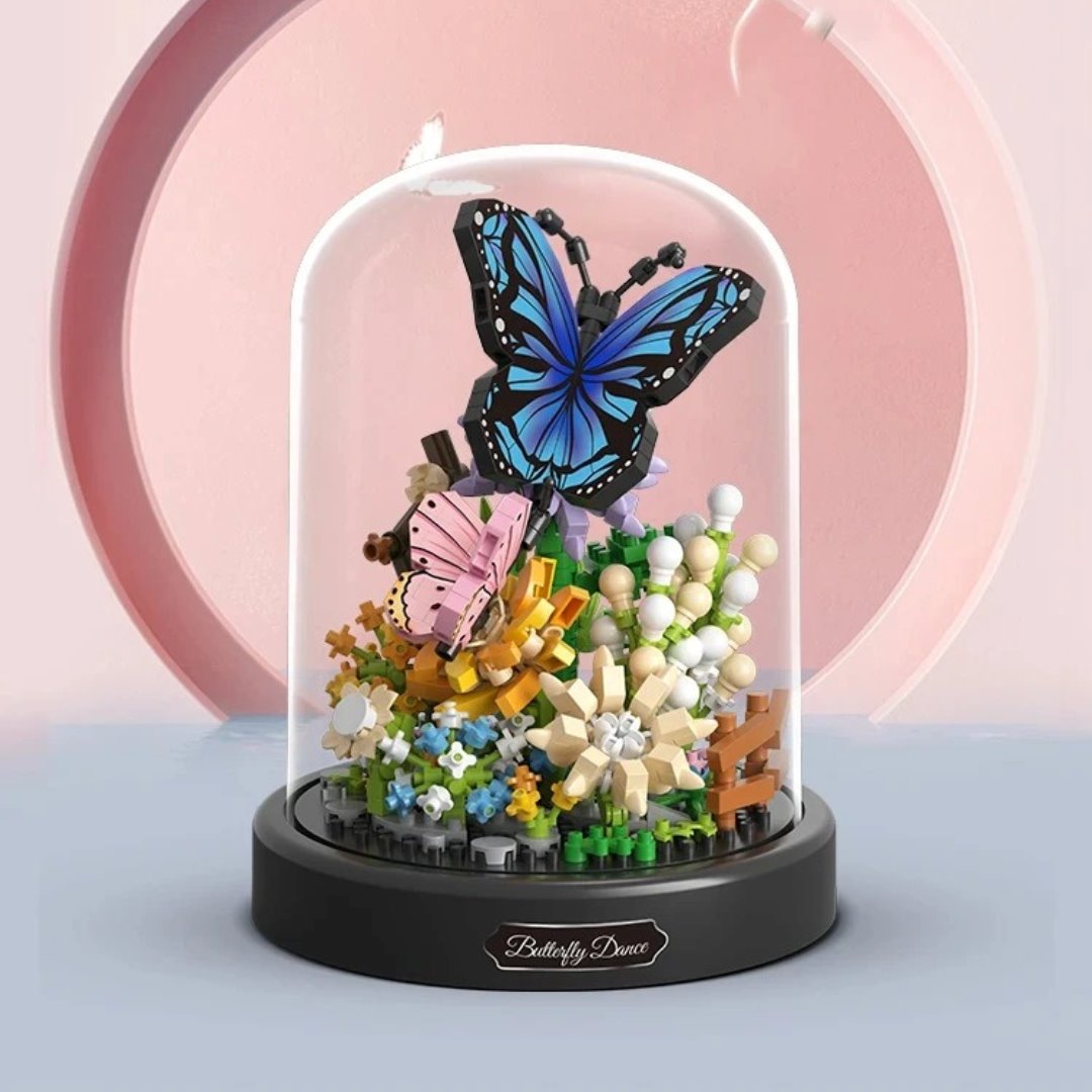 Brehn | Blumen Insekten Schmetterling Biene Nano Bausteine