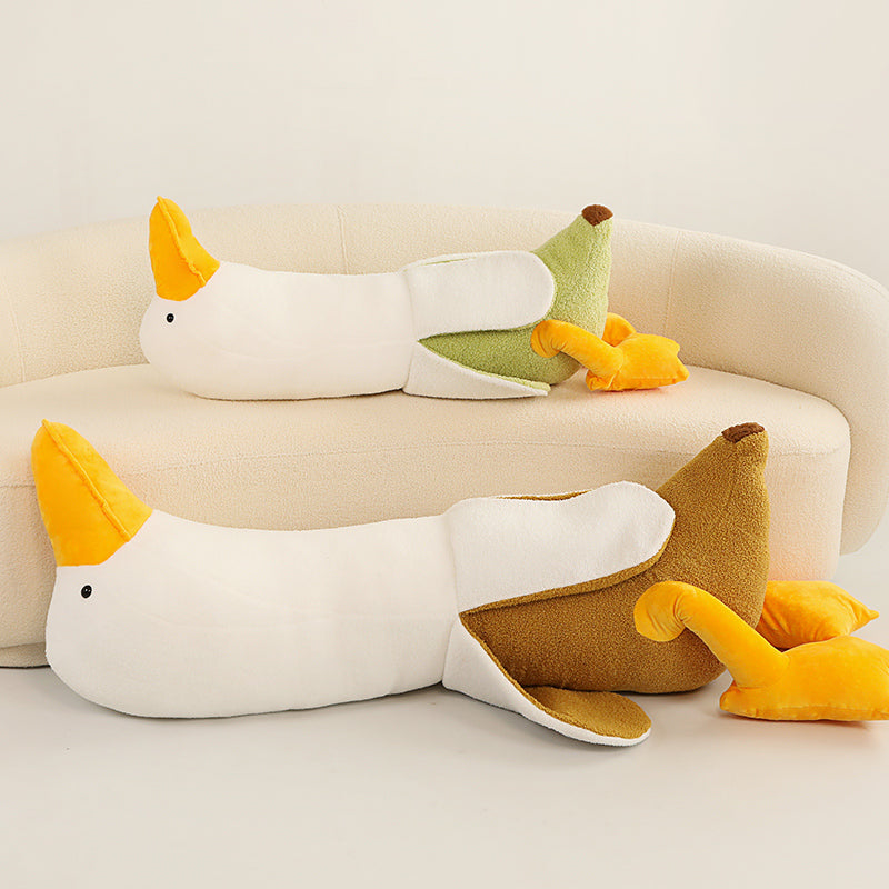 Brehn | Fluffy Banana Ente Plüschspielzeug