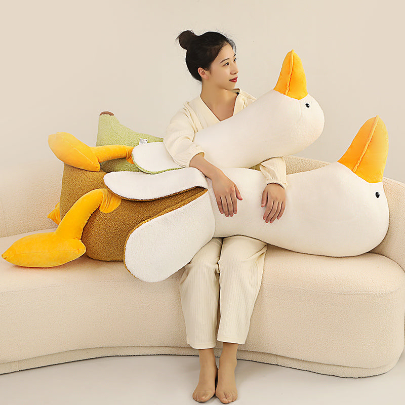 Brehn | Fluffy Banana Ente Plüschspielzeug
