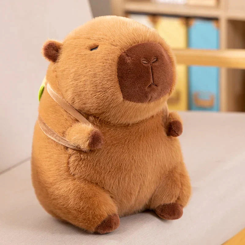 Brehn | Flauschige Capybara Burger Taschen Plüschtiere
