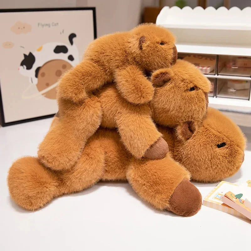 Brehn | Flauschige Liege-Tierfamilie Plüschtiere