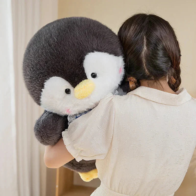 Brehn | Flauschige Pinguin-Trupp-Plüschtiere mit Lätzchen