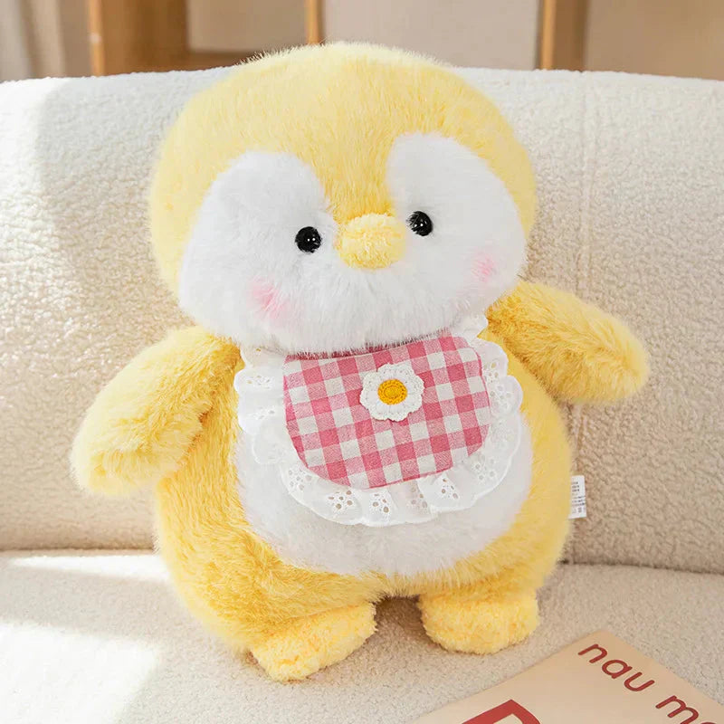 Brehn | Flauschige Pinguin-Trupp-Plüschtiere mit Lätzchen