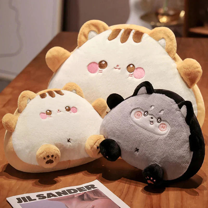 Brehn | Flauschige Toastie Brot Katze Plüschtiere