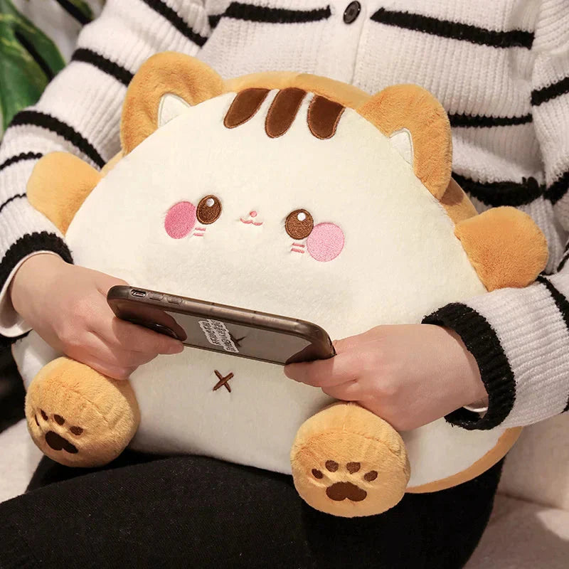 Brehn | Flauschige Toastie Brot Katze Plüschtiere