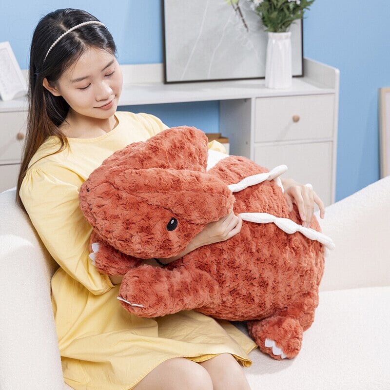 Brehn | Fuzzy Süß Rosa Rote Eidechsen Plüschtiere