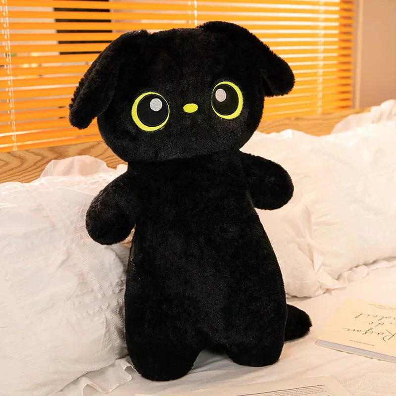 Brehn | Riesen Kawaii Ingwer Schwarz Grau Puppenform Hund Plüschtiere