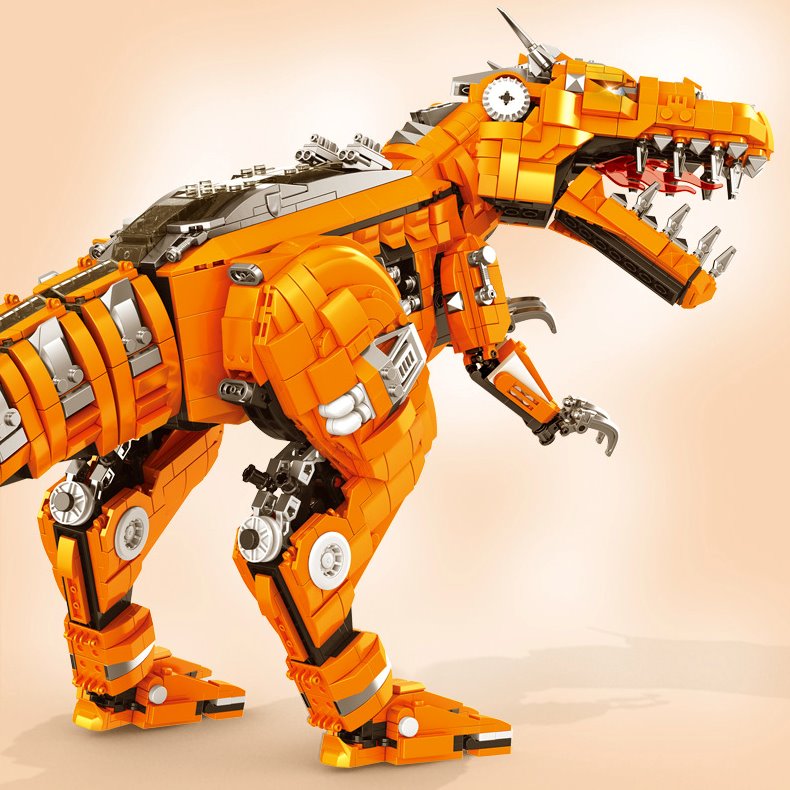 Brehn | Goldener Carnosaurus Bausteine