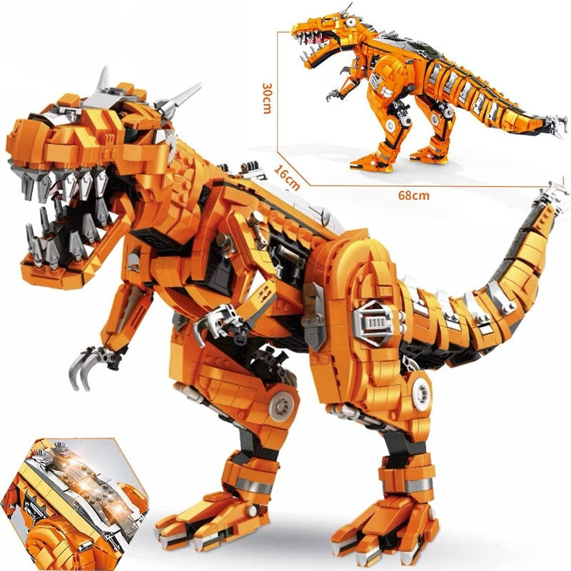 Brehn | Goldener Carnosaurus Bausteine