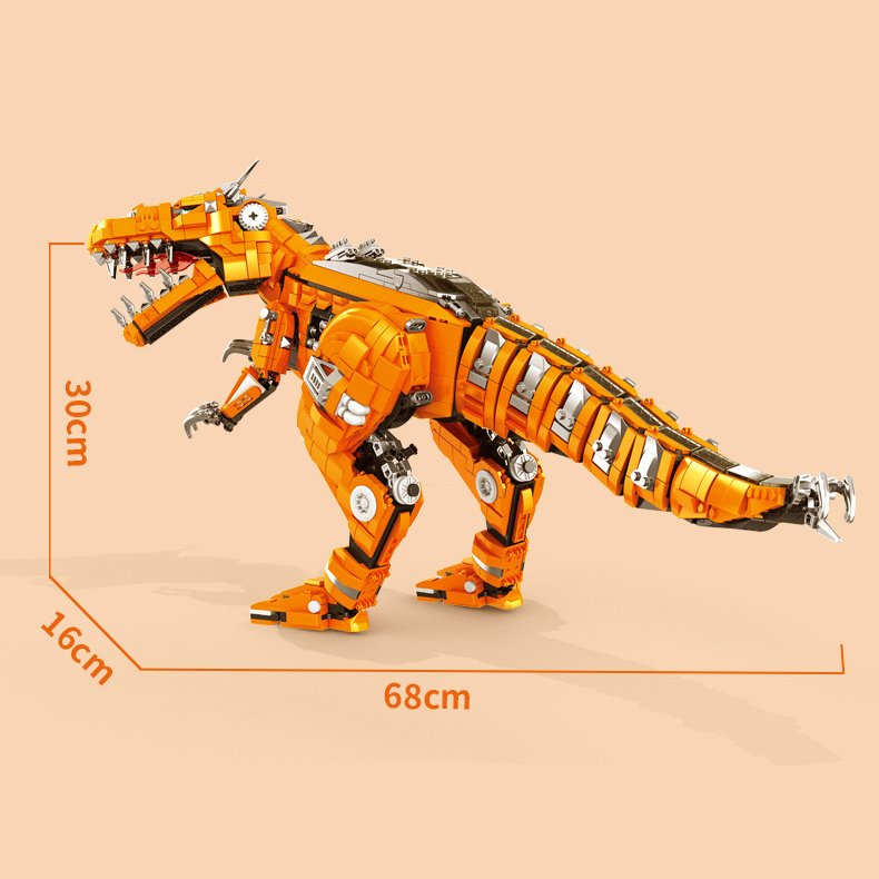 Brehn | Goldener Carnosaurus Bausteine