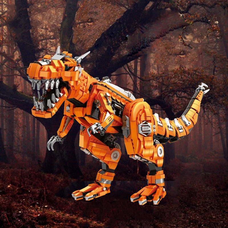 Brehn | Goldener Carnosaurus Bausteine